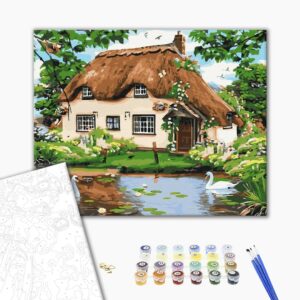 Malowanie po numerach Dom wiejski