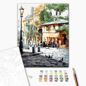 Malowanie po numerach Letnia kawiarnia