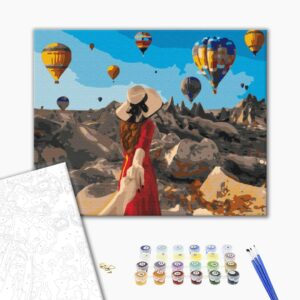 Malowanie po numerach Podróżniczka w Kapadocji