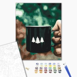 Malowanie po numerach Herbata choinkowa