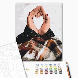 Malowanie po numerach Zimowa miłość