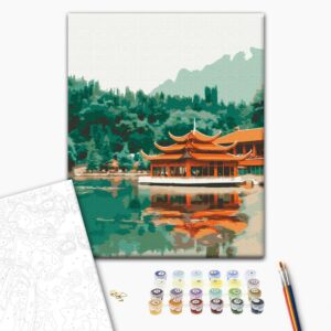 Malowanie po numerach Wschodni spokój