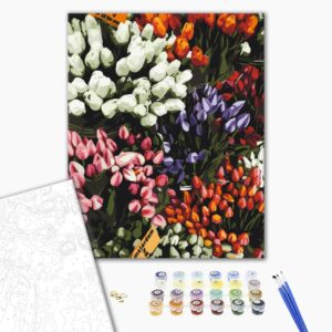 Malowanie po numerach Targi tulipanów