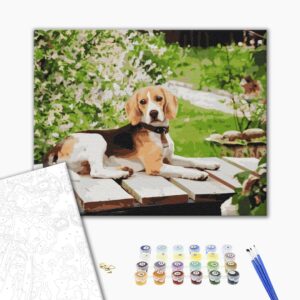 Malowanie po numerach Uszaty przyjaciel