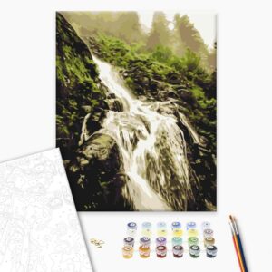 Malowanie po numerach Hałas wodospadu