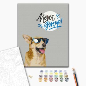 Malowanie po numerach Nigdy się nie poddawaj!