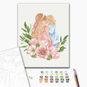 Malowanie po numerach Miłość mamy