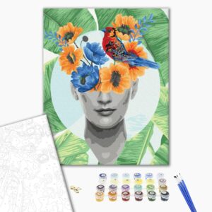 Malowanie po numerach Kwitnące myśli