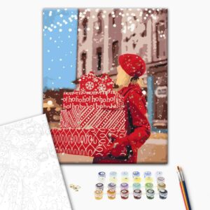 Malowanie po numerach Świąteczny nastrój