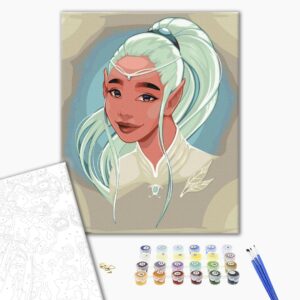 Malowanie po numerach Niebieska sztuka