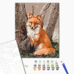 Malowanie po numerach Lis leśny