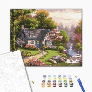 Malowanie po numerach Bajkowy las