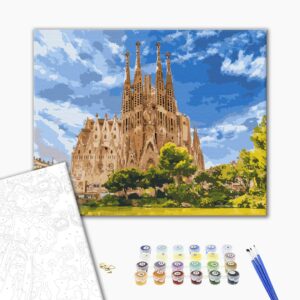 Malowanie po numerach Katedra Świętej Rodziny