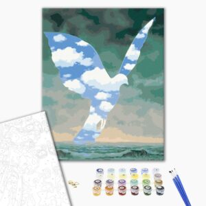 Malowanie po numerach "Duża rodzina" Rene Magritt