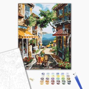 Malowanie po numerach Hallery Town.