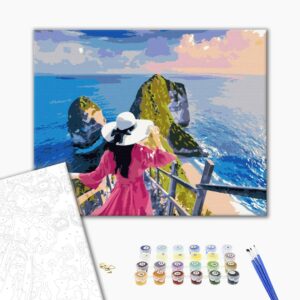 Malowanie po numerach Pani na wyspach