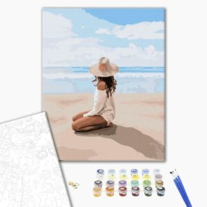 Malowanie po numerach Opalanie się