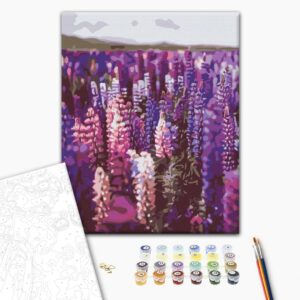 Malowanie po numerach Lawenda
