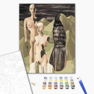 Malowanie po numerach Światło polarne.
Rena Magritt.