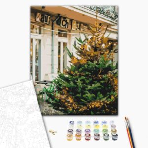 Malowanie po numerach Przedświąteczna piękność