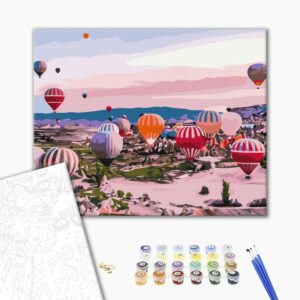 Malowanie po numerach Kapadocja o świcie