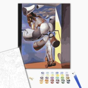 Malowanie po numerach SoComian samozadowolenie z niewinnej dziewicy. Salvador Dali