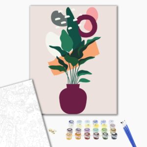 Malowanie po numerach Jasny dekor