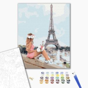 Malowanie po numerach Latem w Paryżu