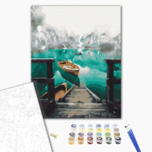 Malowanie po numerach Krajobraz w mgle