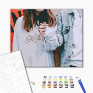 Malowanie po numerach Zakochani przyjaciele