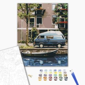 Malowanie po numerach Furgonetka podróżnika