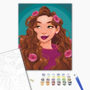 Malowanie po numerach Zbuntowana księżniczka