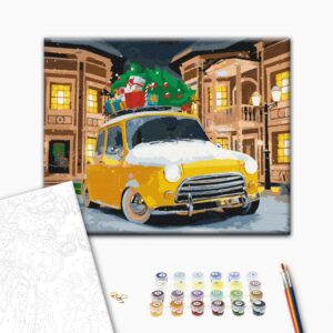 Malowanie po numerach Dostawa w święta