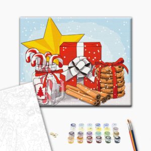 Malowanie po numerach Zestaw świąteczny