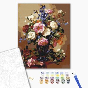 Malowanie po numerach Wykwintny bukiet