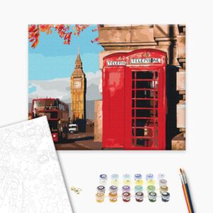 Malowanie po numerach Londyński zakątek