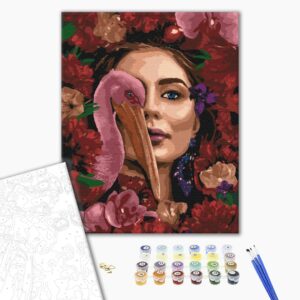 Malowanie po numerach Widok na dżungle