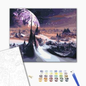 Malowanie po numerach Kosmiczne krajobrazy