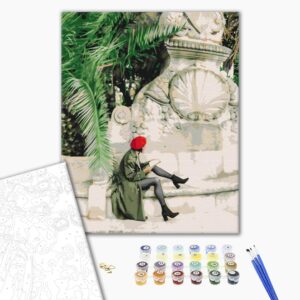 Malowanie po numerach Paryski szyk na ulicach Bali