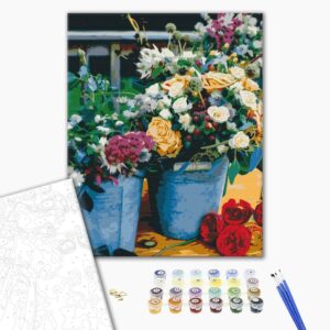 Malowanie po numerach Radość florysty