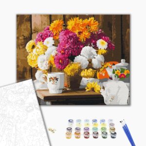 Malowanie po numerach Jesienne przyjęcie herbaciane