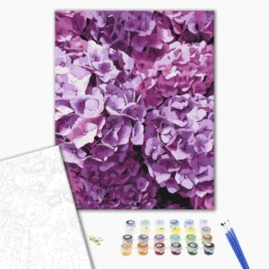 Malowanie po numerach Piękno hortensji