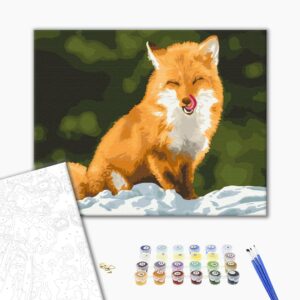 Malowanie po numerach Lisiczka Siostrzyczka