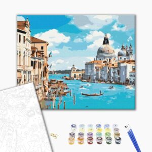 Malowanie po numerach Spacer po Wenecji