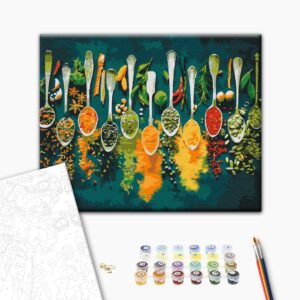 Malowanie po numerach Pikantne przyprawy