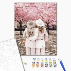 Malowanie po numerach Podróżowanie z przyjaciółką © Oksana Vorobiy