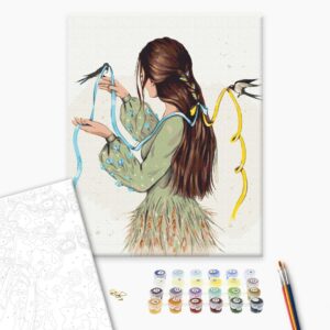 Malowanie po numerach Lot wolności © Alla Berezovska