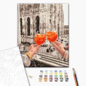 Malowanie po numerach Kieliszki Duomo ©_miss_maleficient_