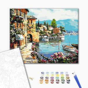 Malowanie po numerach Wybrzeże letnie