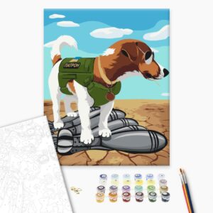 Malowanie po numerach Ukraiński Patron ©Gusarenko-Markova Dar'ya